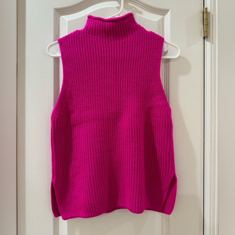 Zara hot pink turtle neck